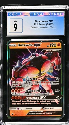 Buzzwole-GX graded CGC 9 for sale on eBay