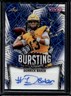 2025 Leaf Vivid Derrick Baker Bursting With Talent Auto Laser Blue #/6