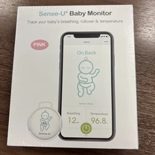 Sense-U Baby Monitor for Breathing Movement Ambient Temperature Rollover SU210