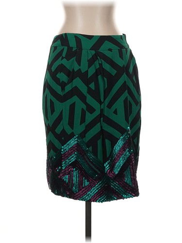 Carnation Lily Lily Rose Women Green Formal Skirt 4