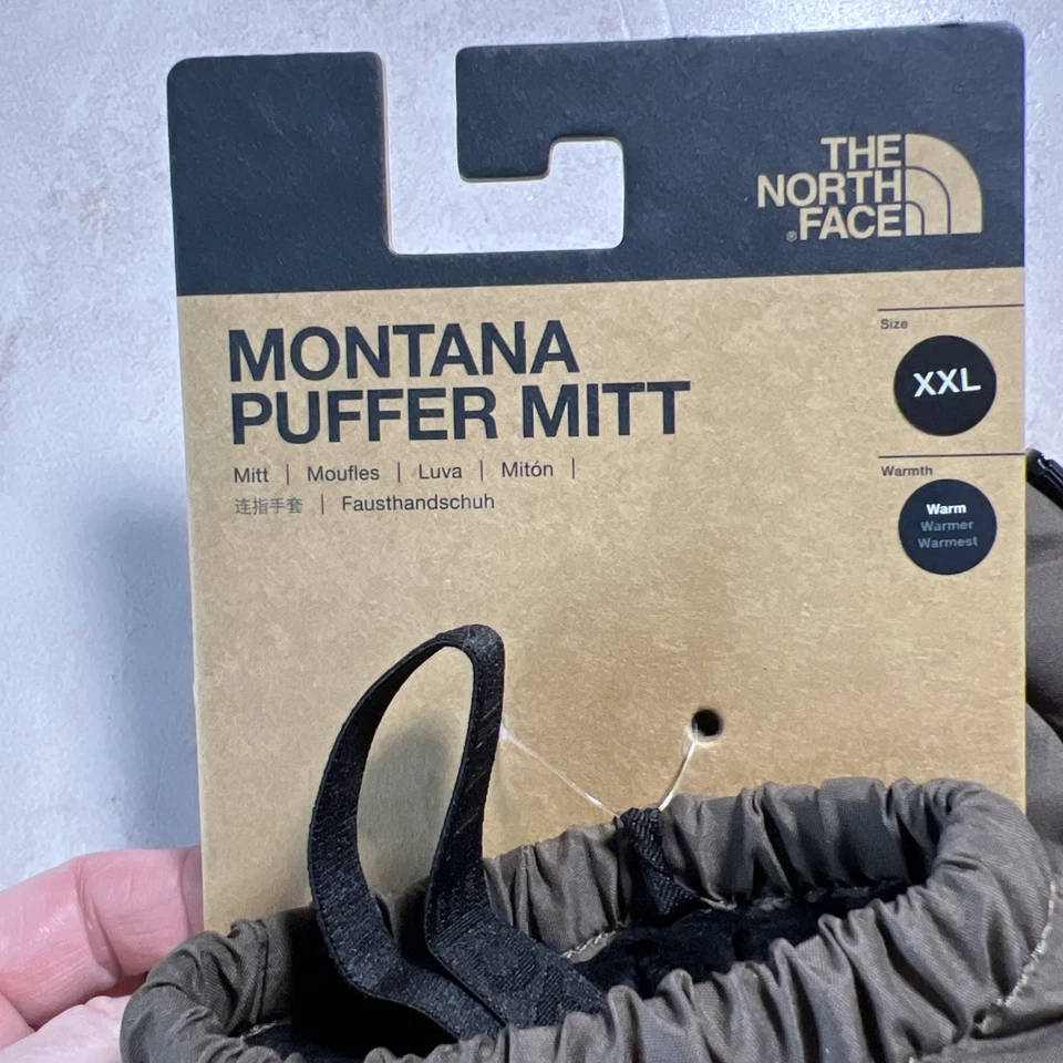 Mitones acolchados The North Face Montana marrón ahumado XXL para hombre $65 Foto 3 de 4