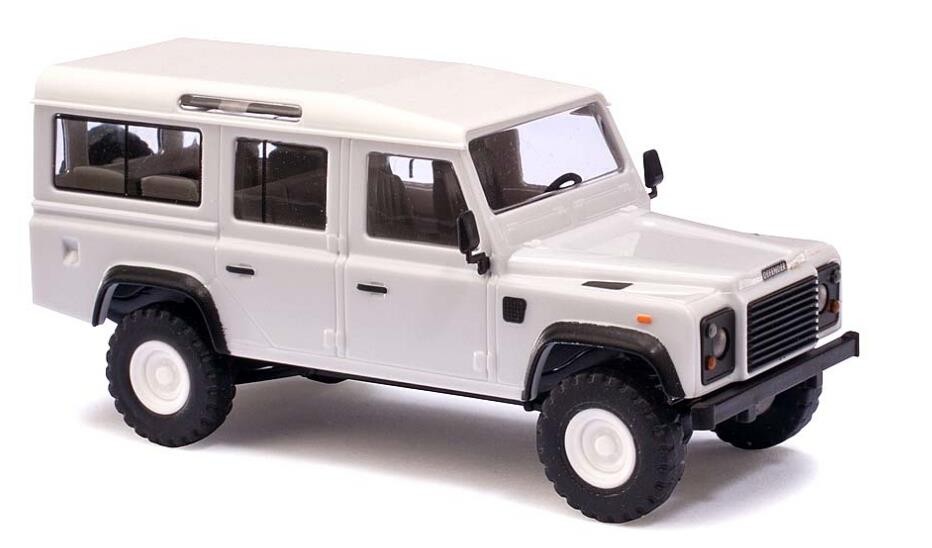 Busch 50300 Land Rover Defender - Weiß - Maßstab 1:87 - Neu - OVP