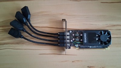 Nvidia Quadro P1000 Grafikkarte 4GB GDDR5 PCI-Express 3.0 High Profile