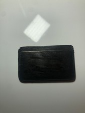 LOUIS VUITTON Epi Porte cult Simple Card Case M63512 Black Holder Wallet