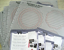 BUY 1-28 Creative Memories PATTERNS PEN Journalling TEMPLATE 12" Stencil Inst