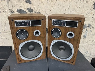 Vintage Fisher St-740 Speaker Tested And Works Great Sound.. 3