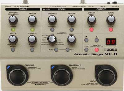 BOSS VE-8 Acoustic Singer