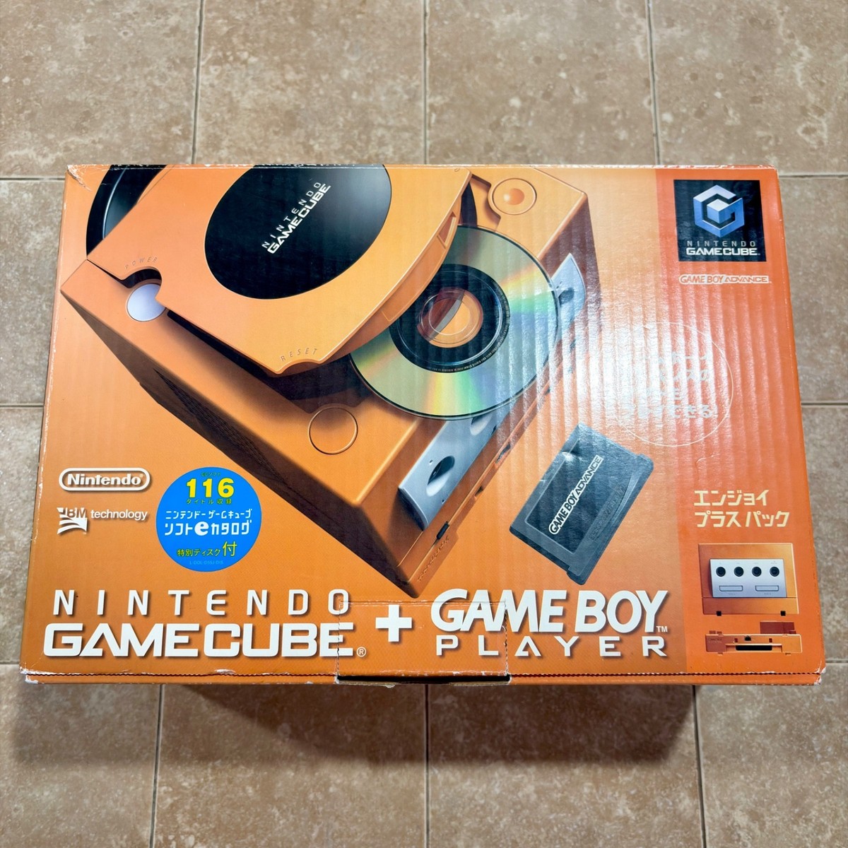 🔸Nintendo Gamecube SPICE Orange Console GBA PLAYER REGION FREE