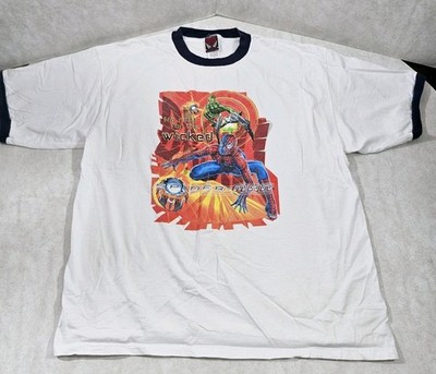 Vintage Spiderman 2002 No Rest For The Wicked Adult XL T-shirt Pre-owned