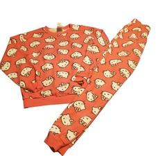 NWOT Sanrio Hello Kitty Girls Size 8/10 Sweatshirt  Joggers Pink Lounge Outfit