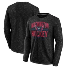 Men's Fanatics Gray Washington Capitals Iced Out Long Sleeve T-Shirt