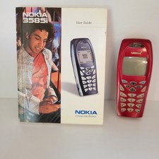 Nokia 3585i Vintage Cell Phone Sprint - Red - Untested AS - IS