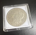 1881 Morgan Silver Dollar $1 Coin, Uncertified, in Plastic Holder