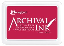 Ranger Archival Ink Pad 0-Wine Cellar Pack of 3 