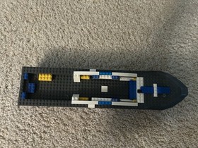 Lego City Police Blue Boat Hull Unitary 51 x 12 x 6 Bluish Gray Top 7287 54100