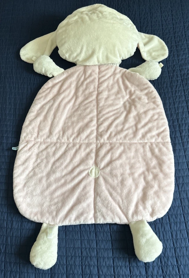 Bunnies By The Bay Bunny Almohada Alfombra de Juego Rosa Conejo Peluche SOLO ESTERA Foto 2 de 4