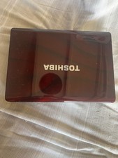 Vintage Toshiba Satellite A505-S6960 Laptop Red Untested For Parts or Repair