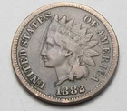 1882 INDIAN HEAD CENT,MOST OF LIBERTY, VERY NICE COIN!!!!(A7)