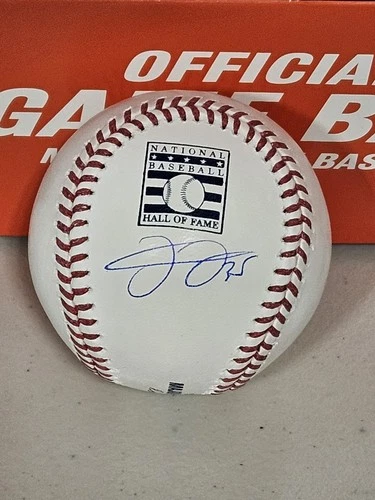 Frank Thomas Signed Official HOF Logo MLB Baseball Chicago White Sox JSA