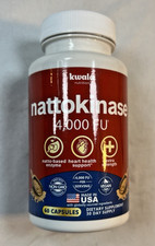 Kwala Nutrition Nattokinase 4000 FU 60 Capsules Extra Strength Heart Health 6/27