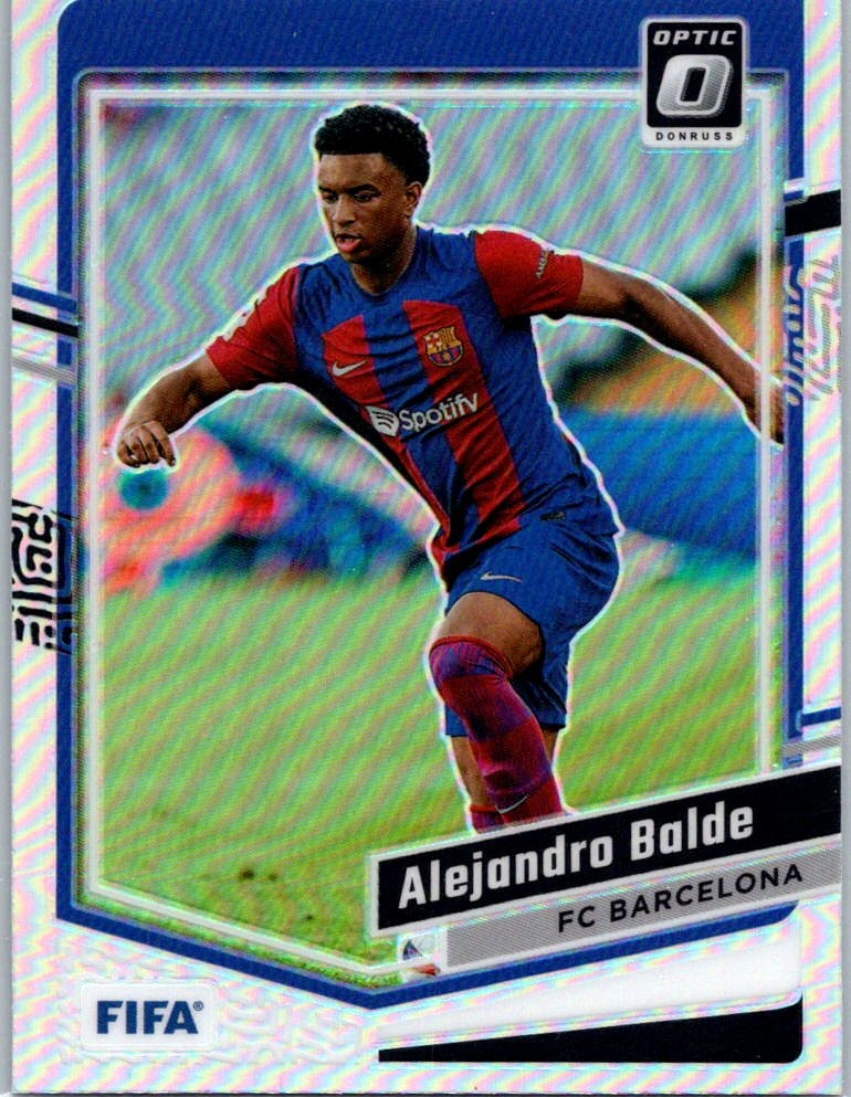 2023-24 Donruss Alejandro Balde #116 Optic Holo FC Barcelona