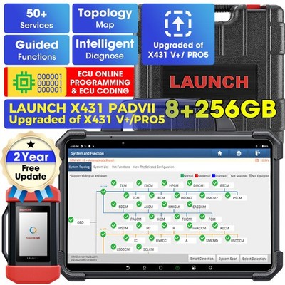2026 LAUNCH X431 PAD VII PAD 7 PRO KFZ OBD2 Diagnosegerät ECU Programmier Coding