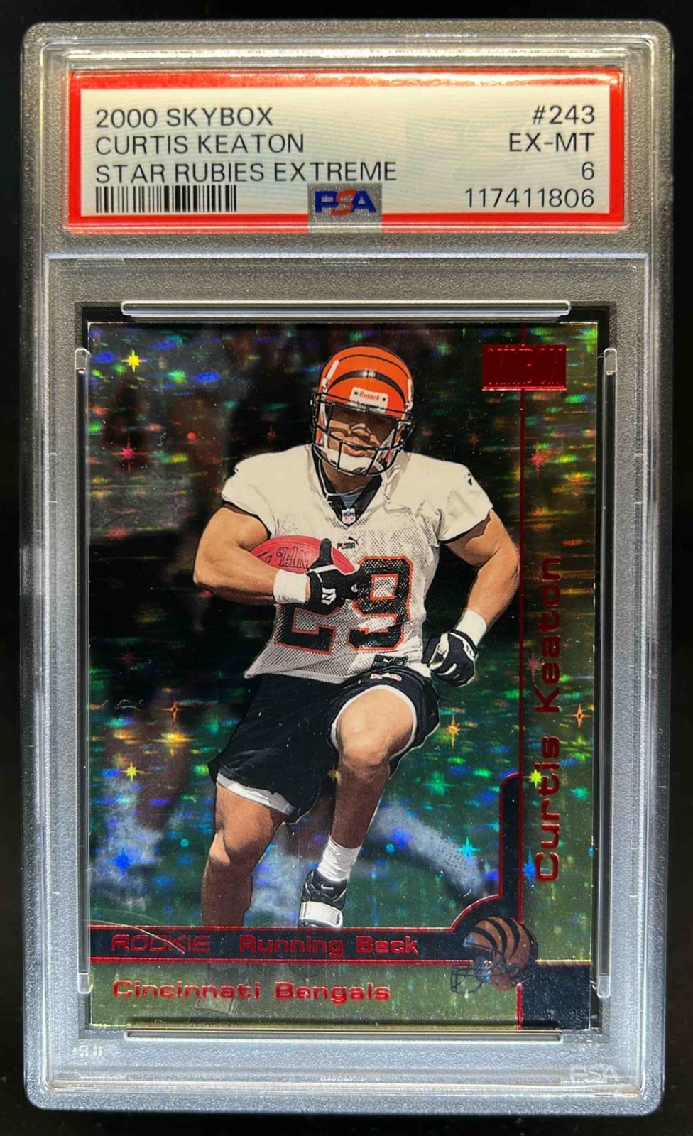 Curtis Keaton Skybox #243 Star Rubies Extreme