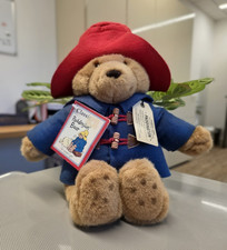Paddington Bear Plush 2007 Vintage Eden Complete w/ Org Tags Red Hat Blue Coat