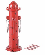 Dog Fire Hydrant Pee Post, 22.4" H Fake Fire Hydrant for Dogs to Pee on , Decor
