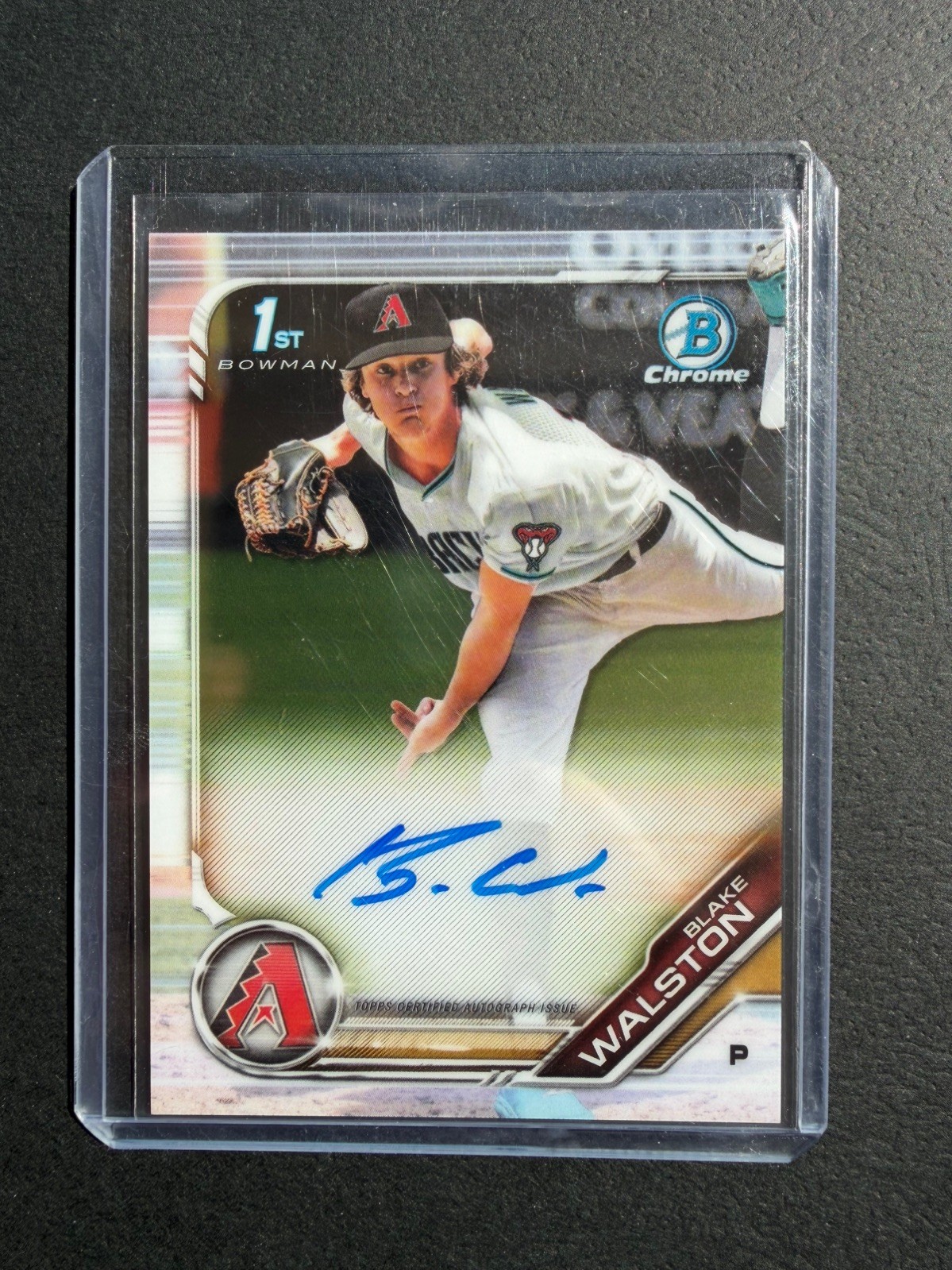 Blake Walston 2019 Bowman Chrome Draft Auto #CDA-BW
