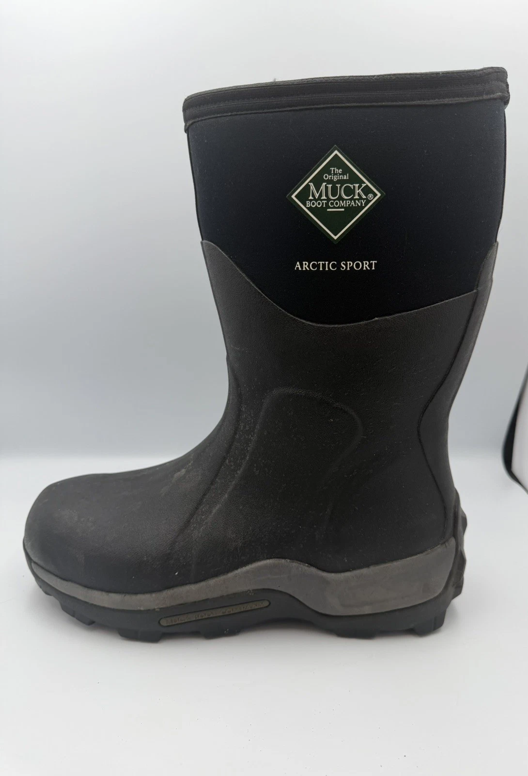 Worn 2X! Muck Black Arctic Sport Hunting Fishing Work Boots Men’s 10 Women’s 11