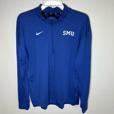 Nike SMU Mustangs Men’s L Soccer Team Issue/Player Worn 1/4 Zip Pullover