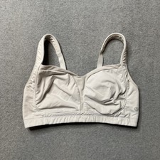 Lululemon Sports Bra Womens 36E White Athleisure Performance Gym Yoga Pilates
