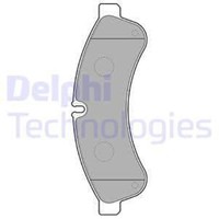 Delphi BremsbeläGe Bremsbelegsatz Hinten FüR Iveco Daily IV Kasten/Kombi