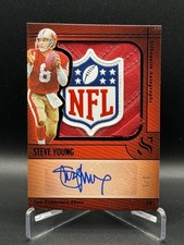 2025 Panini Silhouette Steve Young NFL Shield Patch Auto HoF /5 SB MVP 49ers