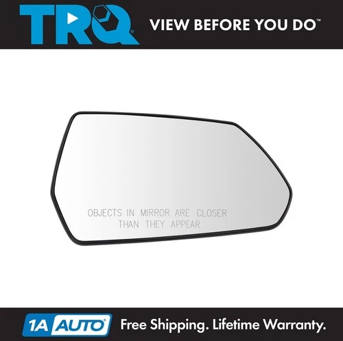 TRQ Right Mirror Glass Passenger Side GM1325224 For 2016-2019 Chevrolet Camaro
