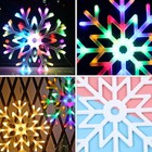 Flocons De Neige Décoratifs Bleus Double Face - Lot De 24 Pièces Pour Sapin De Noël - Décoration Hiver Pour Maison, Classe, Bureau Et Fêtes