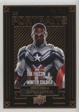 2024 Marvel Studios Series 1 UD Portraits Red Anthony Mackie Captain America ux8