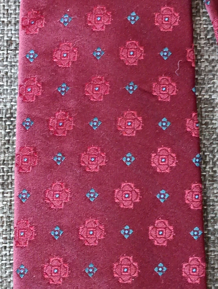 Corbata Años 70 80 90 Y2K Nuevo Stock Vintage Anthony Torello Rojo Azul 3 Ancho 55 Largo Foto 2 de 4