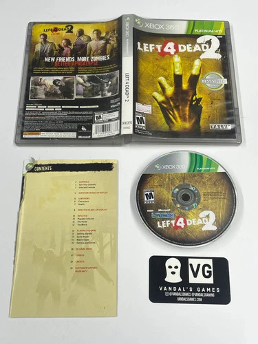 Xbox 360 - Left 4 Dead 2 Manual Ripped Microsoft Complete #2938
