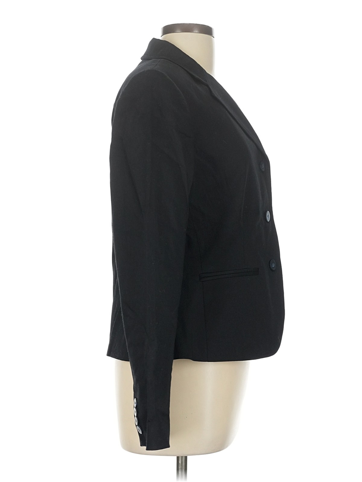 Lauren by Ralph Lauren Women Black Blazer 10 thumbnail 3