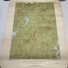 US ARMY CORPS OF ENGINEERS 1927 SECOND LAKE NH-ME 1:625 Map