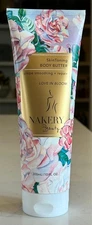 Nakery Beauty Skin Toning Body Butter Crepe Smoothing Love in Bloom 10oz Sealed