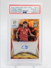 LAMINE YAMAL 2024 TOPPS CHROME SAPPHIRE UEFA ORANGE AUTO 25/25 PSA 10 Q0902