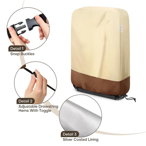 Outdoor Zero Gravity Folding Chair Cover 420D Waterproof Folding Lawn Lounger... - Picture 3 of 7