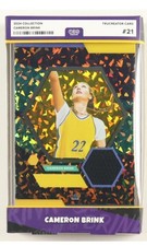 Cameron Brink Sparks 2024 TruSport Jumbo Trucreator Cracked Ice #21 #JC-CB JSY
