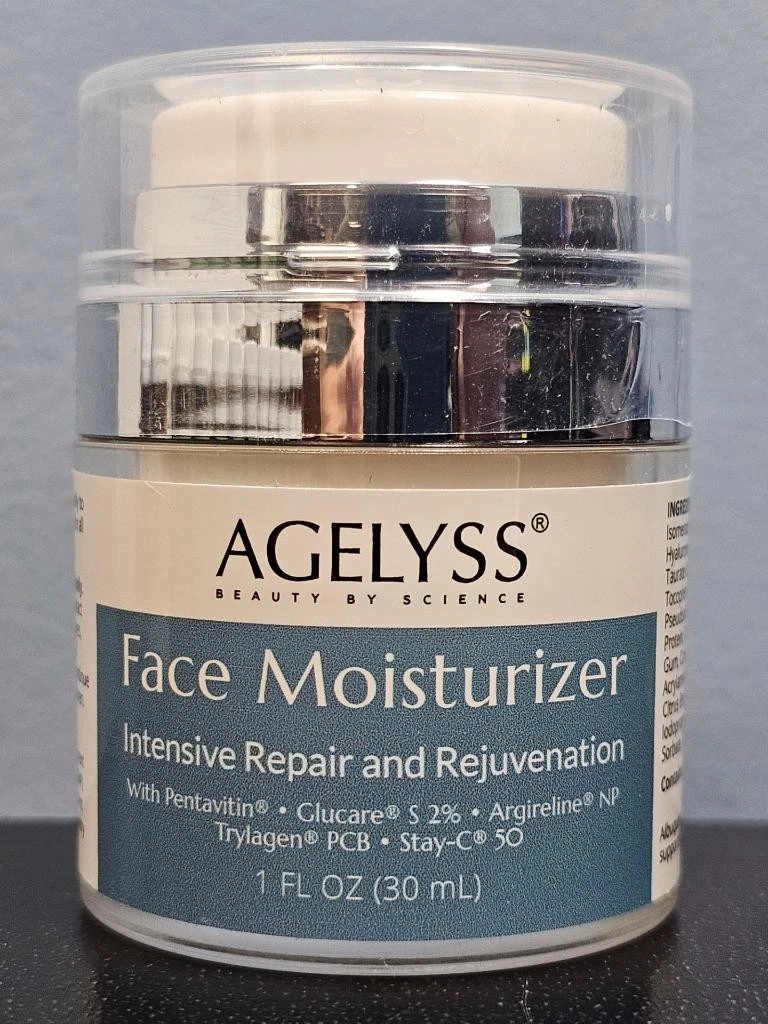 Agelyss Face Moisturizer Intensive Repair and Rejuvenation 1 oz - New / Sealed!