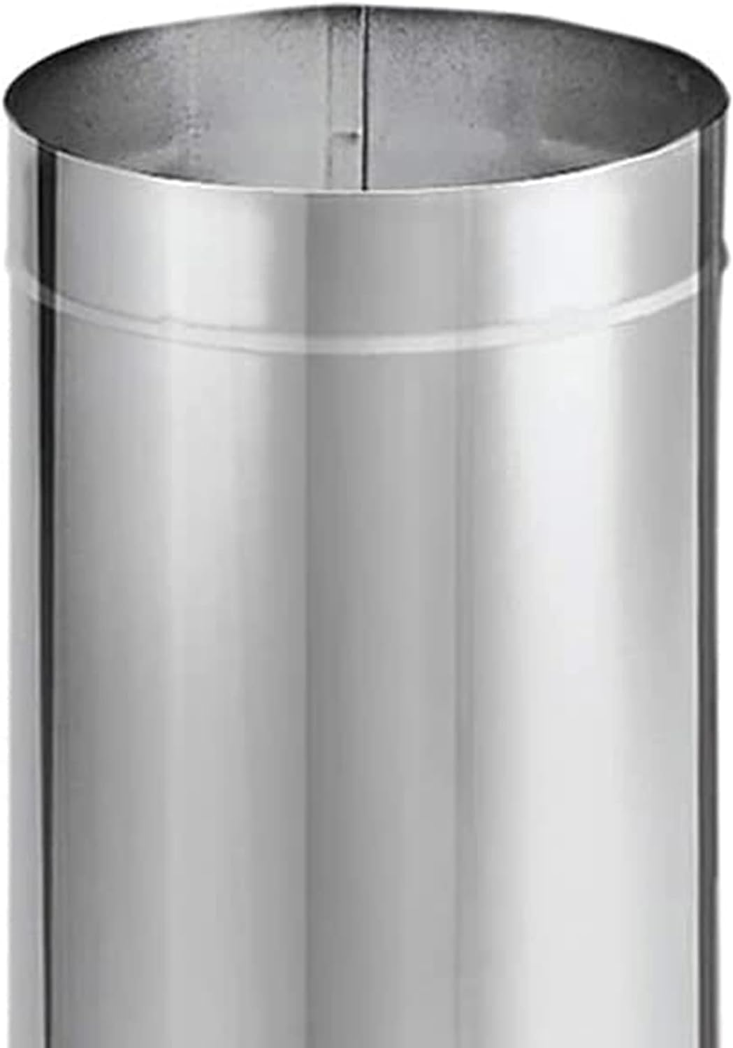 DuraVent DuraBlack 6DBK48SS 48 x 6 Inch Stainless Steel Single Wall