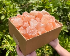 20 lb Wholesale Himalayan Salt Chunk Crystals Box (Air Purifier Negative Ions)