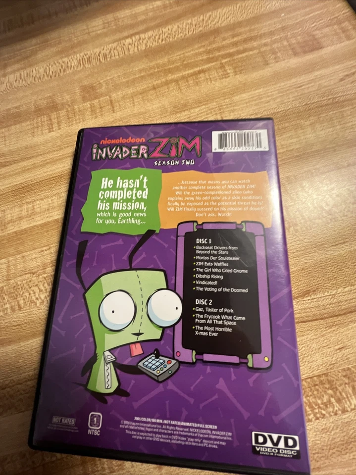 Invader Zim Nickelodeon TV Season Two 2-Disc Nickelodeon  - Image 2 of 3